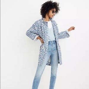 NWT Madewell Ruffle-neck Anorak Raincoat